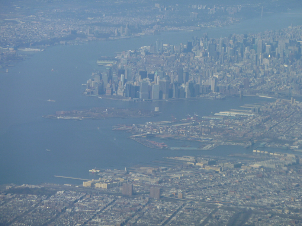 Approaching NYC from south